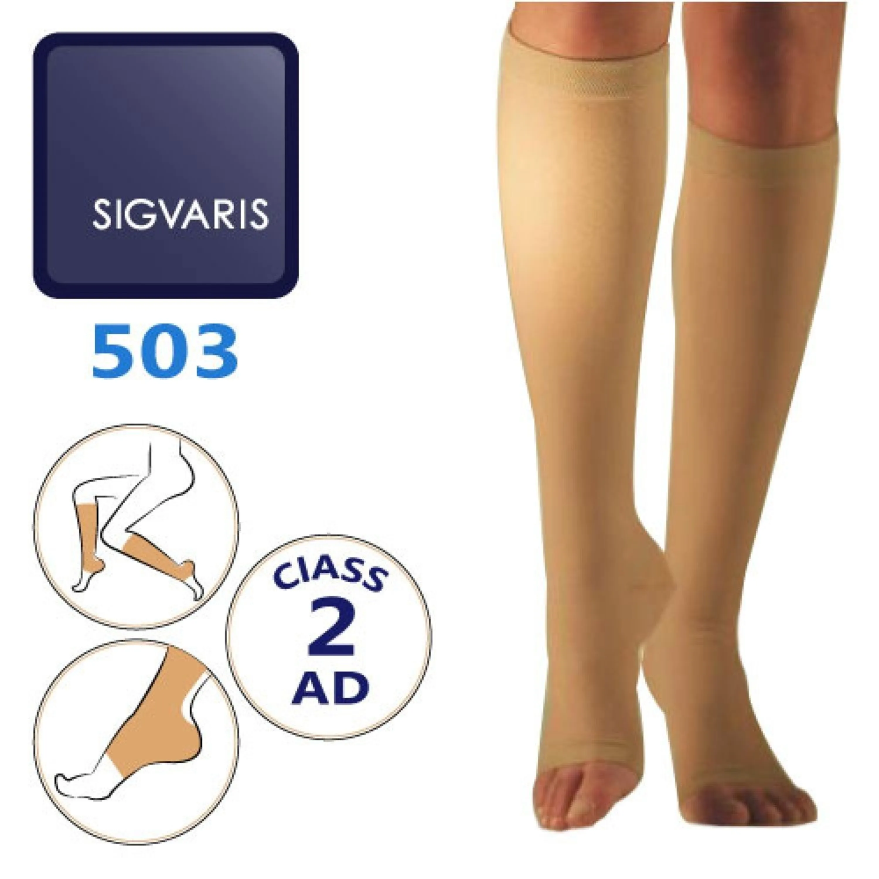 جوراب سیگواریس TRADITIONAL زیرزانو مدل SIGVARIS TRADITIONAL-503 AD جوراب سیگواریس TRADITIONAL زیرزانو مدل SIGVARIS TRADITIONAL-503 AD